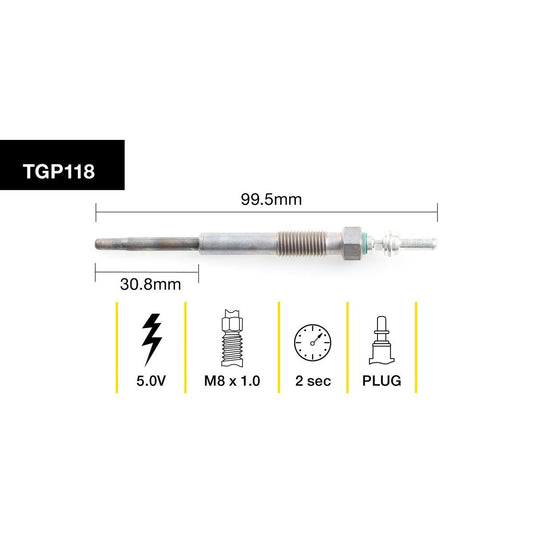 Tridon Glow Plug TGP118