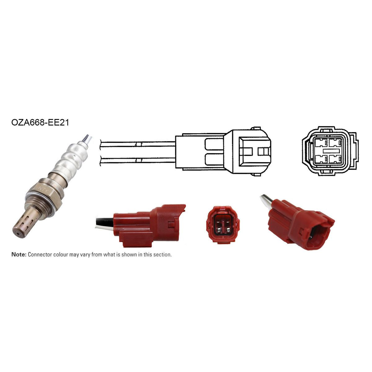 NTK Oxygen Lambda Sensor OZA668-EE21