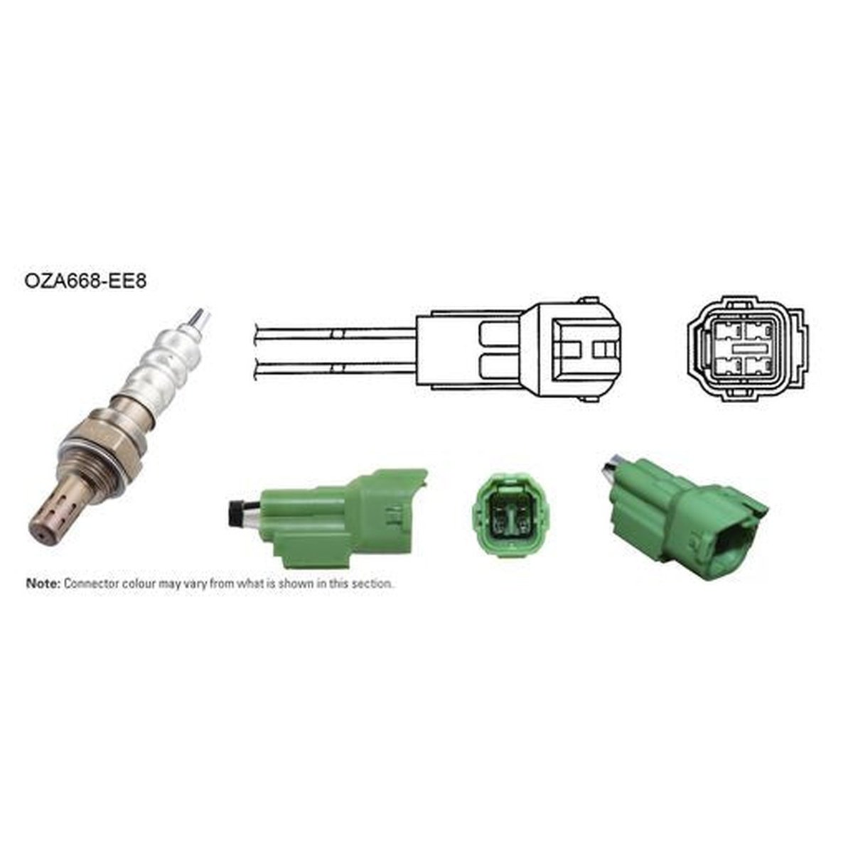 NTK Oxygen Lambda Sensor OZA668-EE8