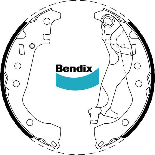Bendix Brake Shoe Set BS5276
