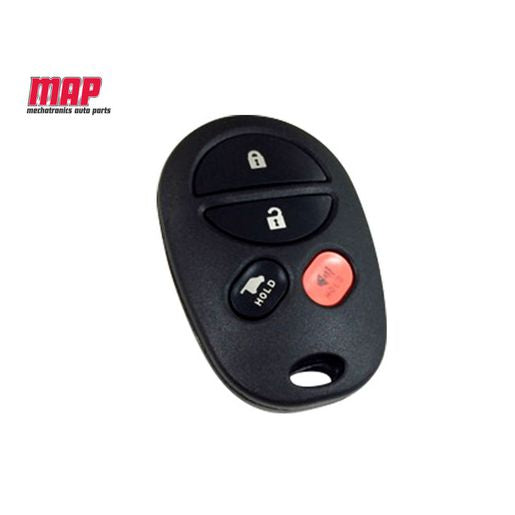 MAP Car Remote Shell & Buttons (4 Button) fits Toyota KF314