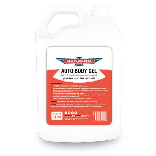 Bowden's Own Auto Body Gentle Gel Wash 5L