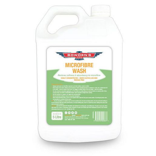 Bowden's Own Microfibre Cloth & Applicator Wash & Restore 5L