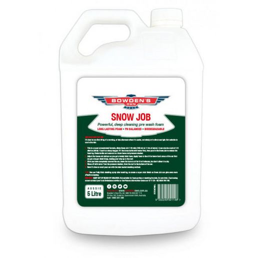 Bowden's Own Snow Job Pre-Wash Snow Foam 5L