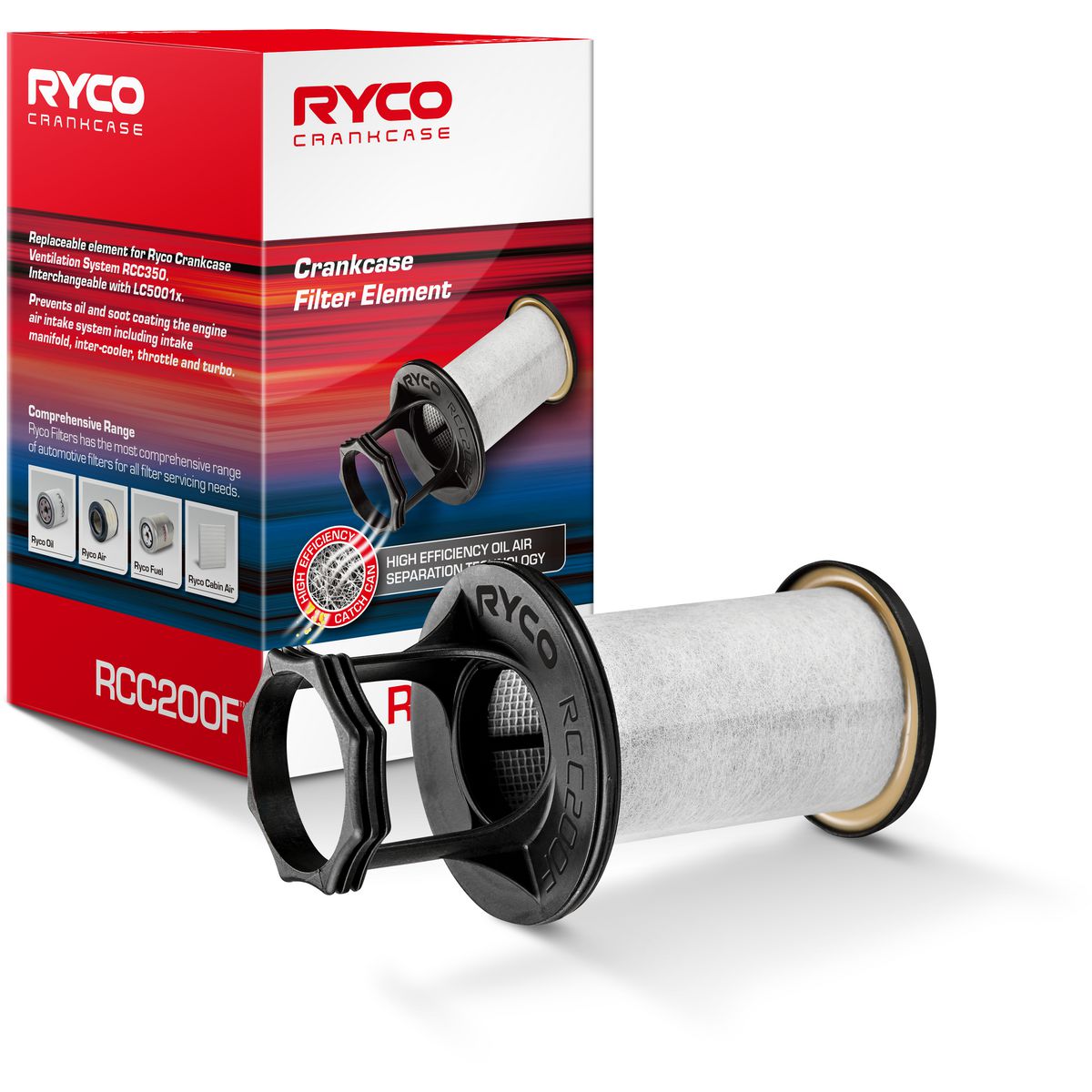 Ryco Catch Can Crankcase Ventilation Filter RCC200F