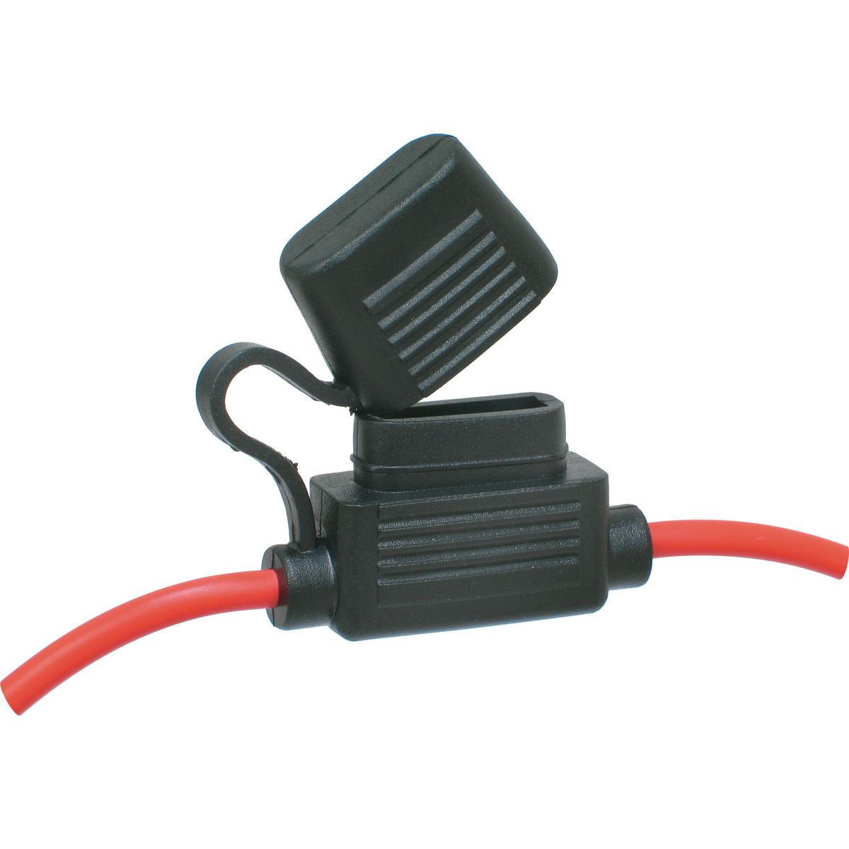 OEX Standard Blade In Line Fuse Holder, Black, 1 Way, 35A - Pack Of 10 ACX1711