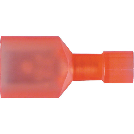 OEX Crimp Terminal Male Blade Red 6.3mm Polycarbonate (50 Pack) ACX3000