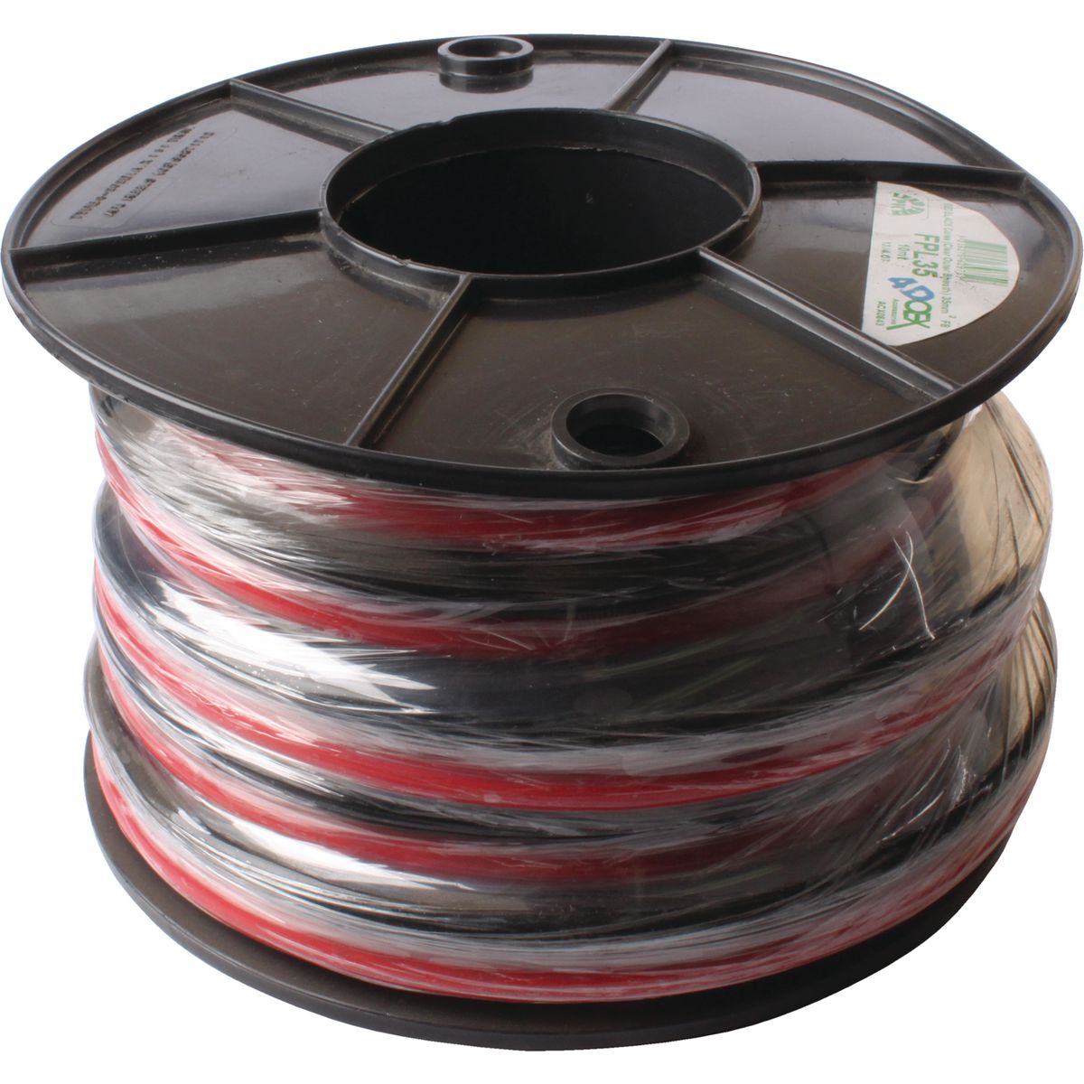 OEX 2 B&S Twin Core Battery Cable Red/Black W/Clear Sheath 10M Roll ACX0843