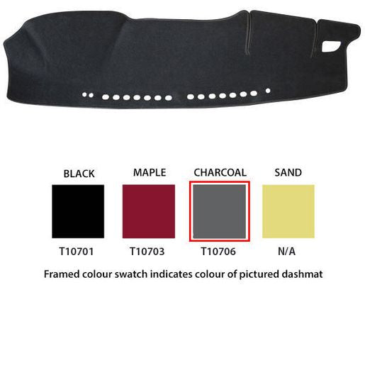 Sunland Dashmat fits TOYOTA HILUX (GN/12/UN12/UN13 - 08/2015) - Charcoal