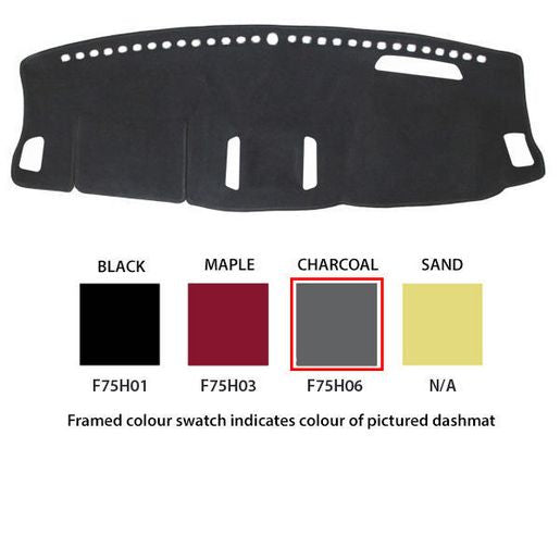 Sunland Dashmat fits FORD RANGER (PXII/PXIII XLT - 06/2015-ON) - Charcoal