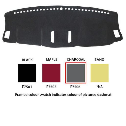 Sunland Dashmat fits FORD RANGER (PXII XLT/EVEREST UA/UAII) - Charcoal