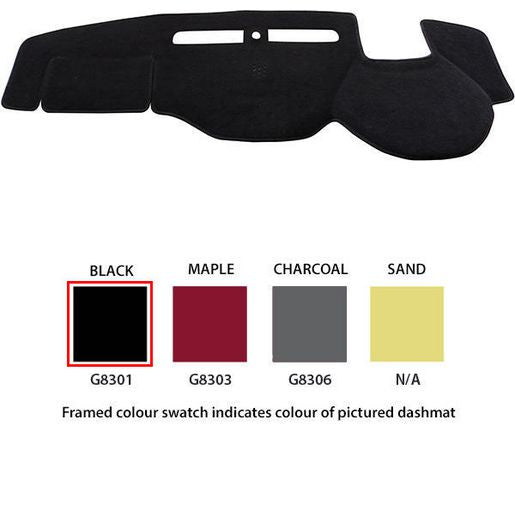 Sunland Dashmat fits COMMODORE (VF - 5/13 On) - Black