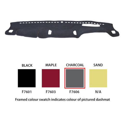 Sunland Dashmat fits FORD EVEREST/RANGER WILDCAT (07/2015-ON) - Charcoal