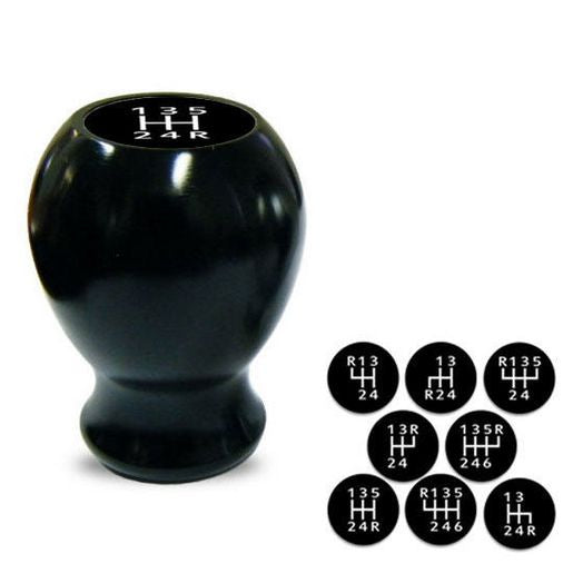 Autotecnica Billet Aluminium Dome Gear Knob Black GK-A033B