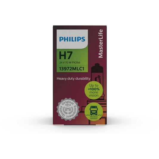 Philips H7 Globe 24V 70W Long Life 13972ML