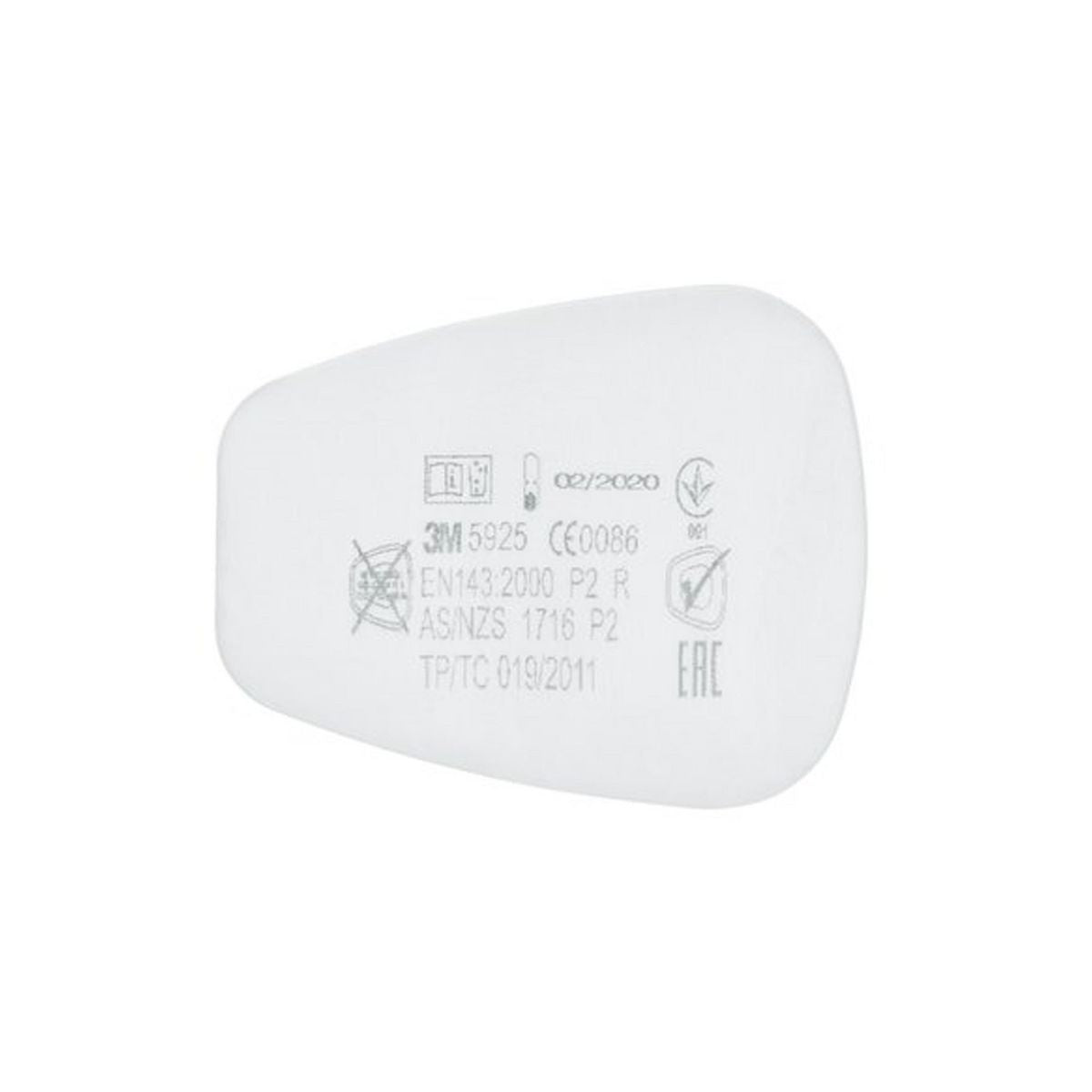 3M Particulate Filter for Dust 5925 P2 R (Pk of 2) TI551152299