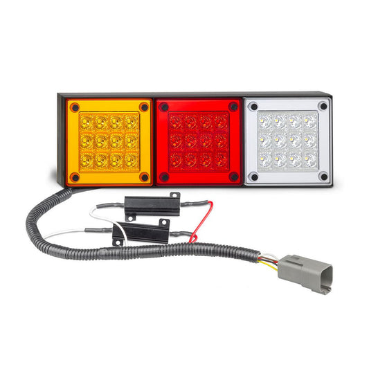 LED Autolamps Stop/Tail/Reverse LED Light Kit w/ resistors 24V 280ARWM2LR24/450