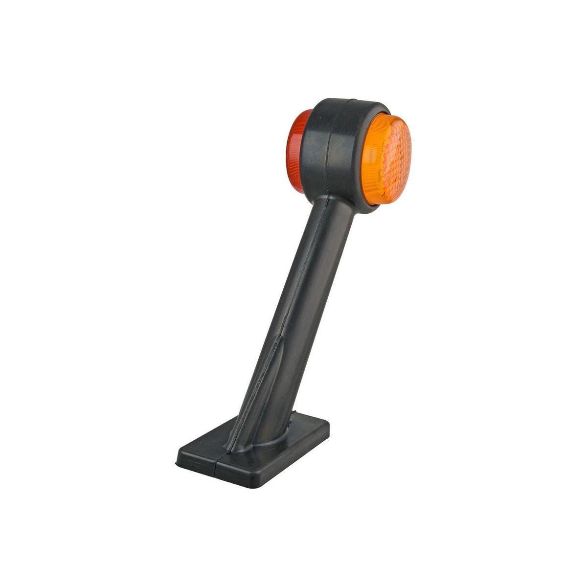LED Autolamps Side Marker Stalk Lamp L/H Red/Amber Square 12-24V 1004L