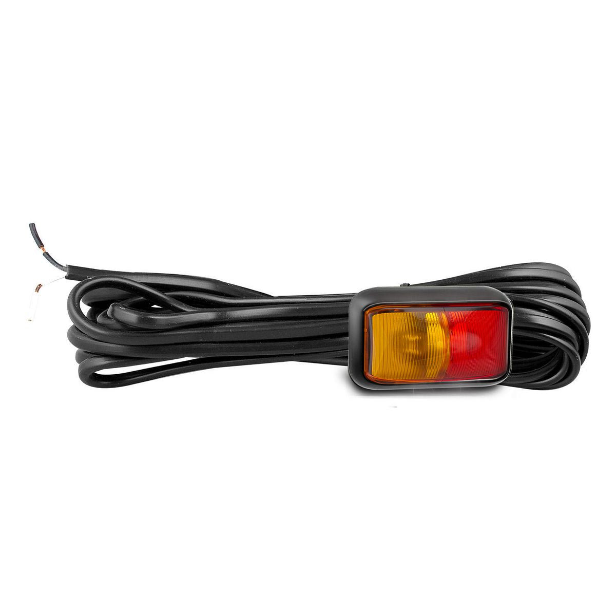 LED Autolamps Side Marker with 3m Cable Red/Amber 58 x 35x21mm 10-30V 58ARM3