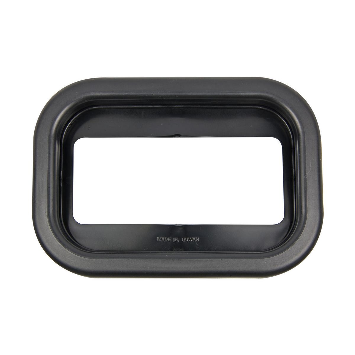 LED Autolamps Rubber Grommet Rectangular Slimline Black (Suits 130 Series Lights) 59401