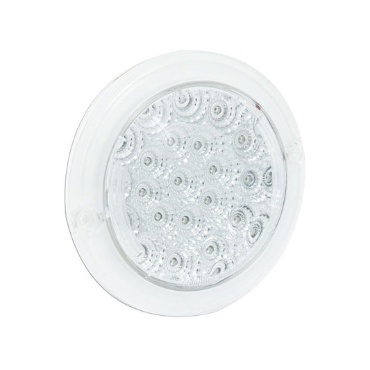 LED Autolamps Indicator Lamp Clear Round 130mm 12V 102AC