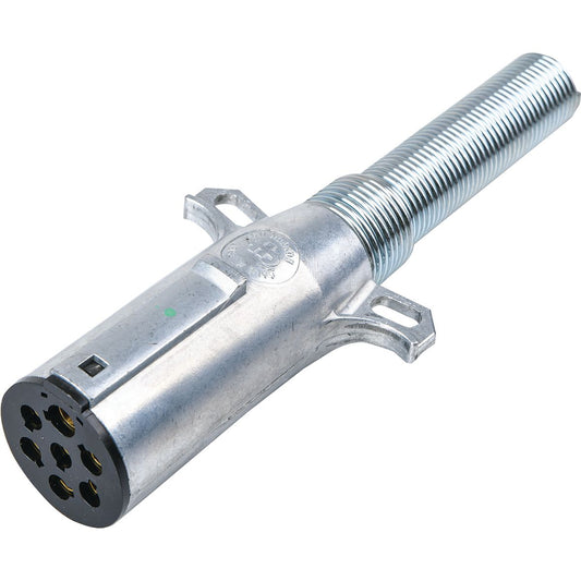 Cole Hersee Trailer Plug 7-Pin Round Large Metal (Box of 1) 12092-BX