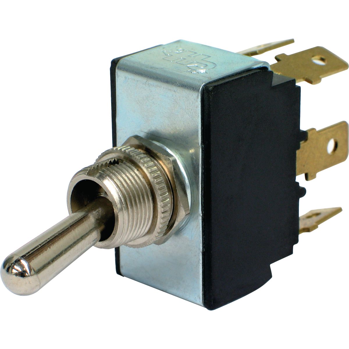 Cole Hersee Toggle Switch DPDT On/On Blade Terminals (Pack of 1) 55018BL