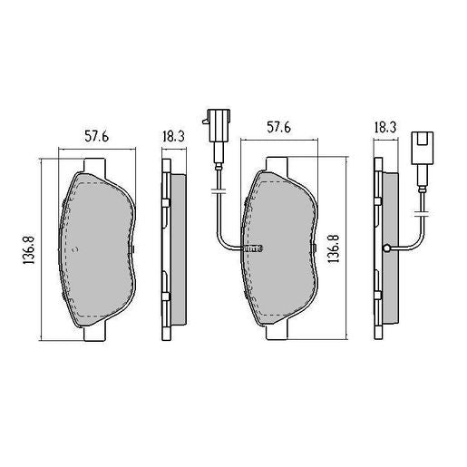 RDA GP Max Brake Pad Set Front RDB2111