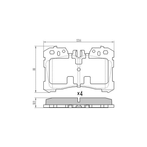 RDA Brakes Extreme Brake Pad Set Front RDX2277SM
