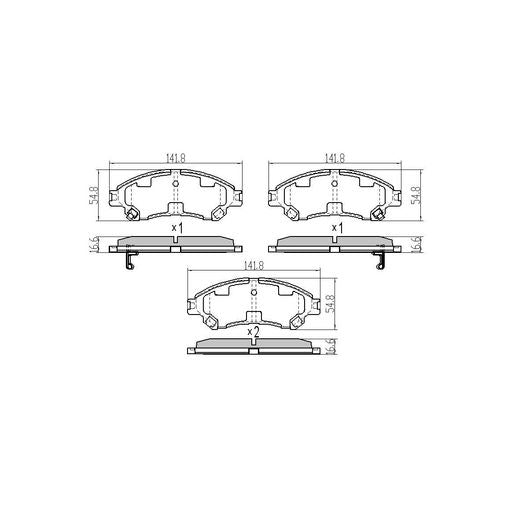 RDA Brakes Extreme Brake Pad Set Front RDX2393SM