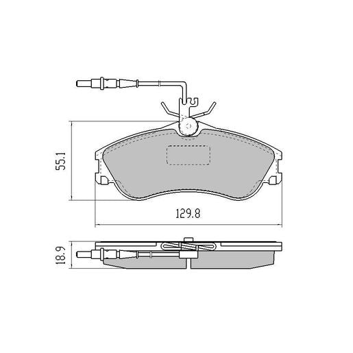 RDA Brakes Extreme Brake Pad Set Front RDX2066SM