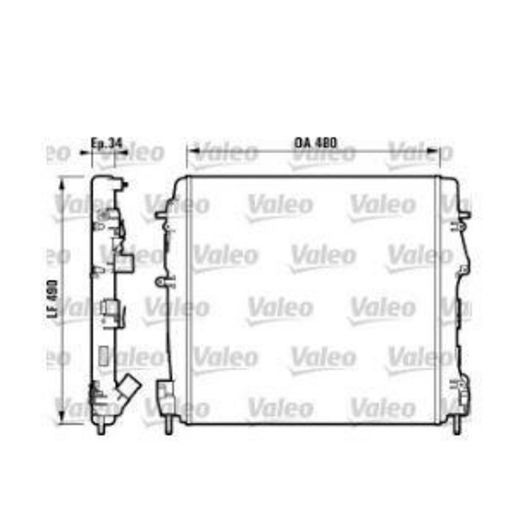 Valeo Radiator 732717