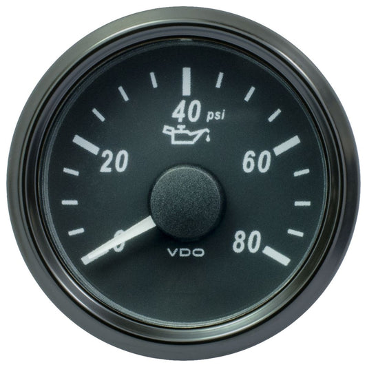 VDO Oil Pressure Gauge 0-80Bar 52mm Round A2C3833190030