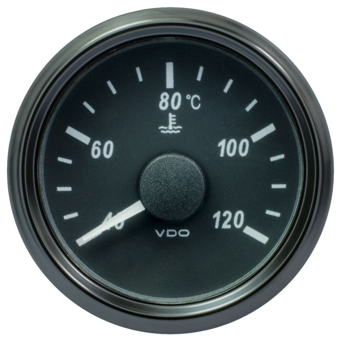 VDO Water Temperature Gauge 10-120deg C 52mm Round A2C3833320030