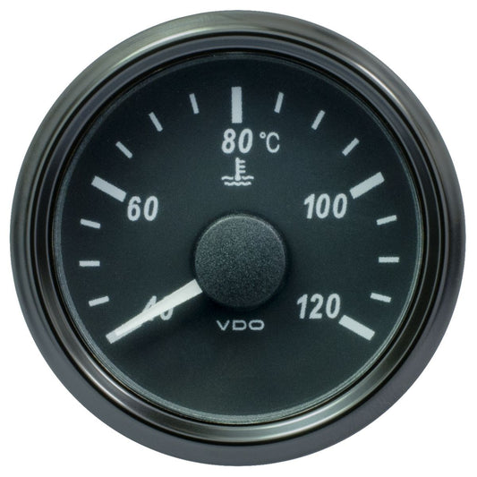 VDO Water Temperature Gauge 10-120deg C 52mm Round A2C3833320030