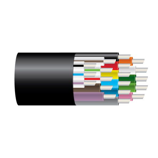 OEX Tinned Marine Cable 19 Core 4mm W/Black Sheath 50M Roll ACX0999