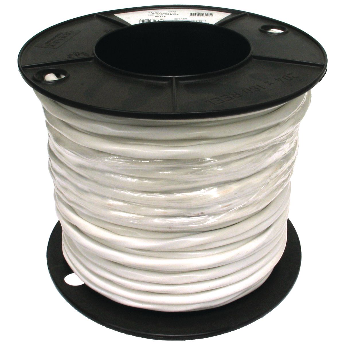 OEX Tinned Marine Cable 3 Core 4mm White/Brown/Yellow W/White Sheath 50M Roll ACX0968