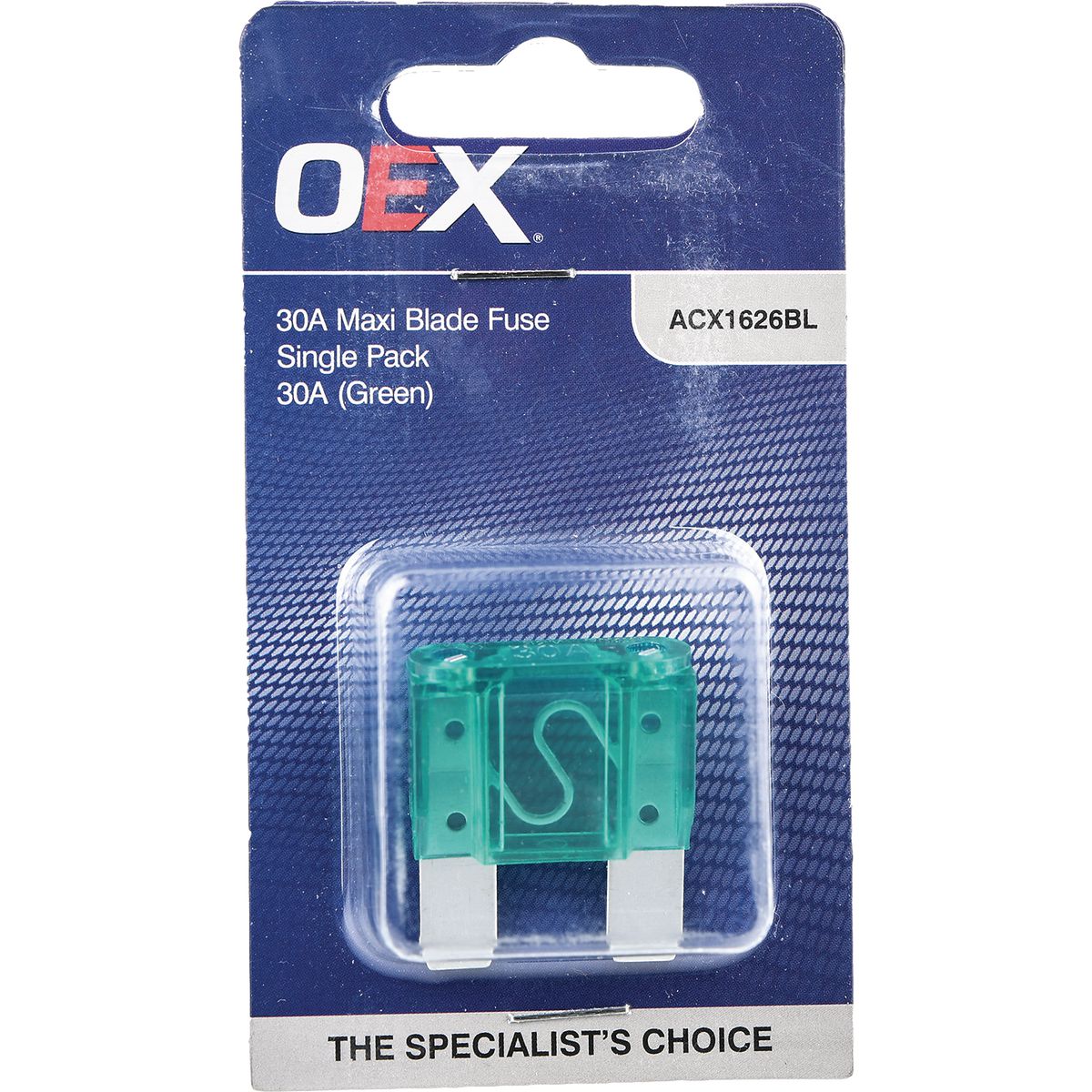 OEX Fuse Maxi Blade 30A Green ACX1626BL