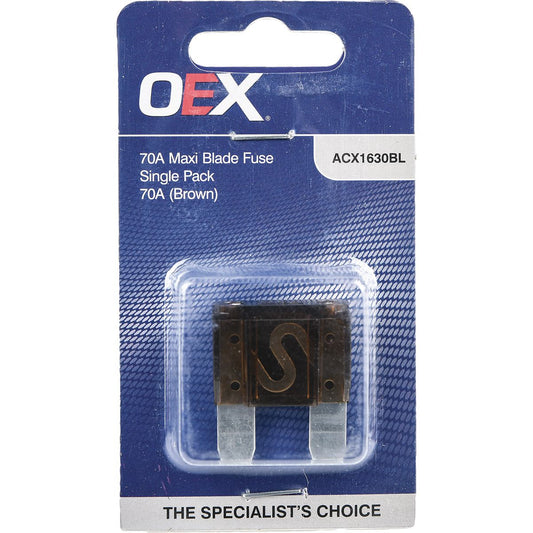 OEX Fuse Maxi Blade 70A Brown ACX1630BL