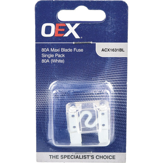 OEX Fuse Maxi Blade 80A White ACX1631BL
