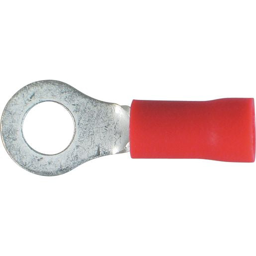 OEX Crimp Terminal Ring Red 4.3mm Vinyl (100 Pack) ACX3049