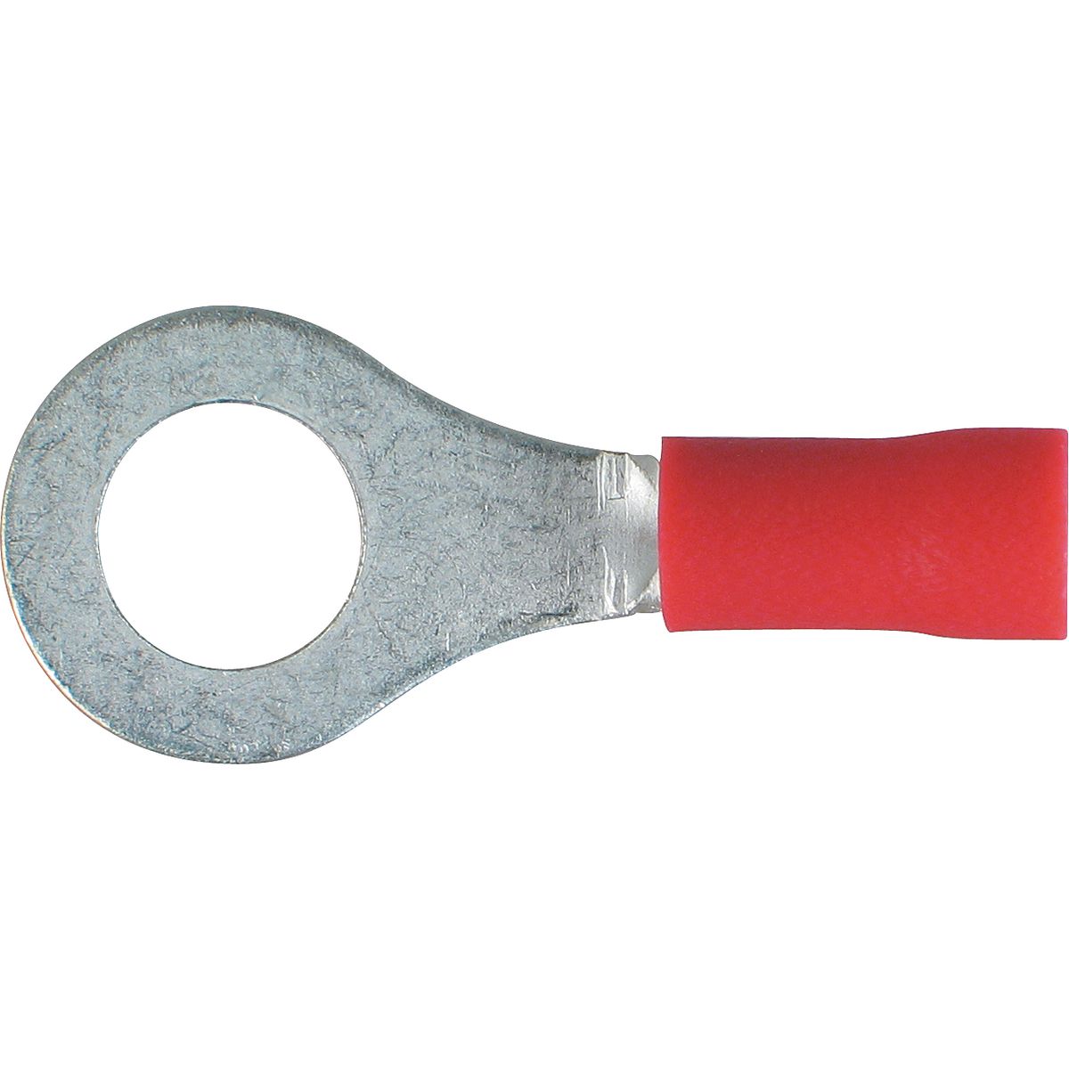 OEX Crimp Terminal Ring Red 6.3mm Vinyl (100 Pack) ACX3051
