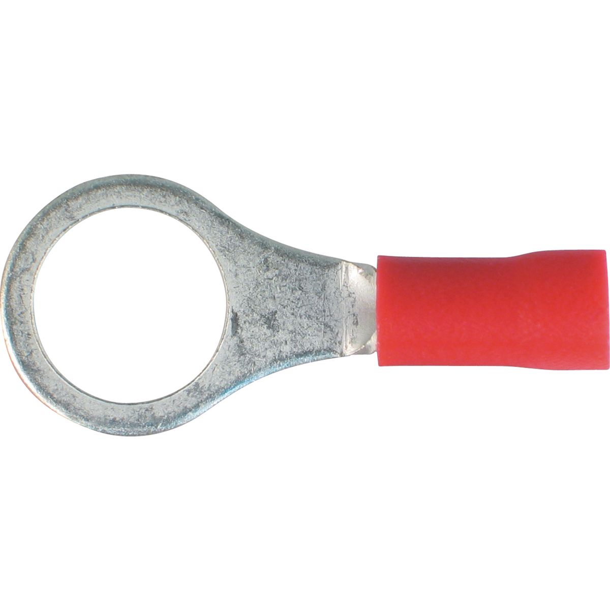 OEX Crimp Terminal Ring Red 8.4mm Vinyl (100 Pack) ACX3052