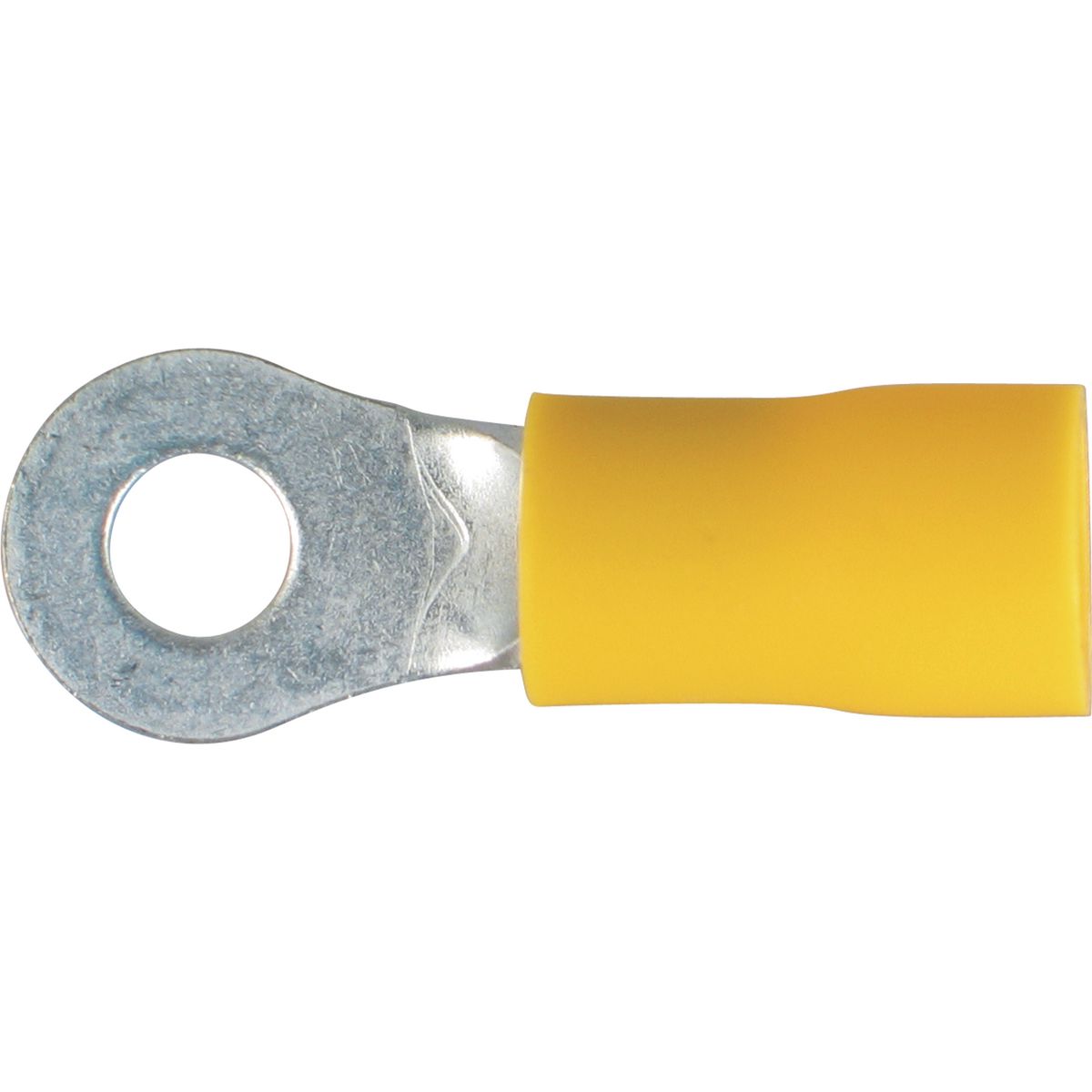 OEX Crimp Terminal Ring Yellow 4.3mm Vinyl (100 Pack) ACX3058