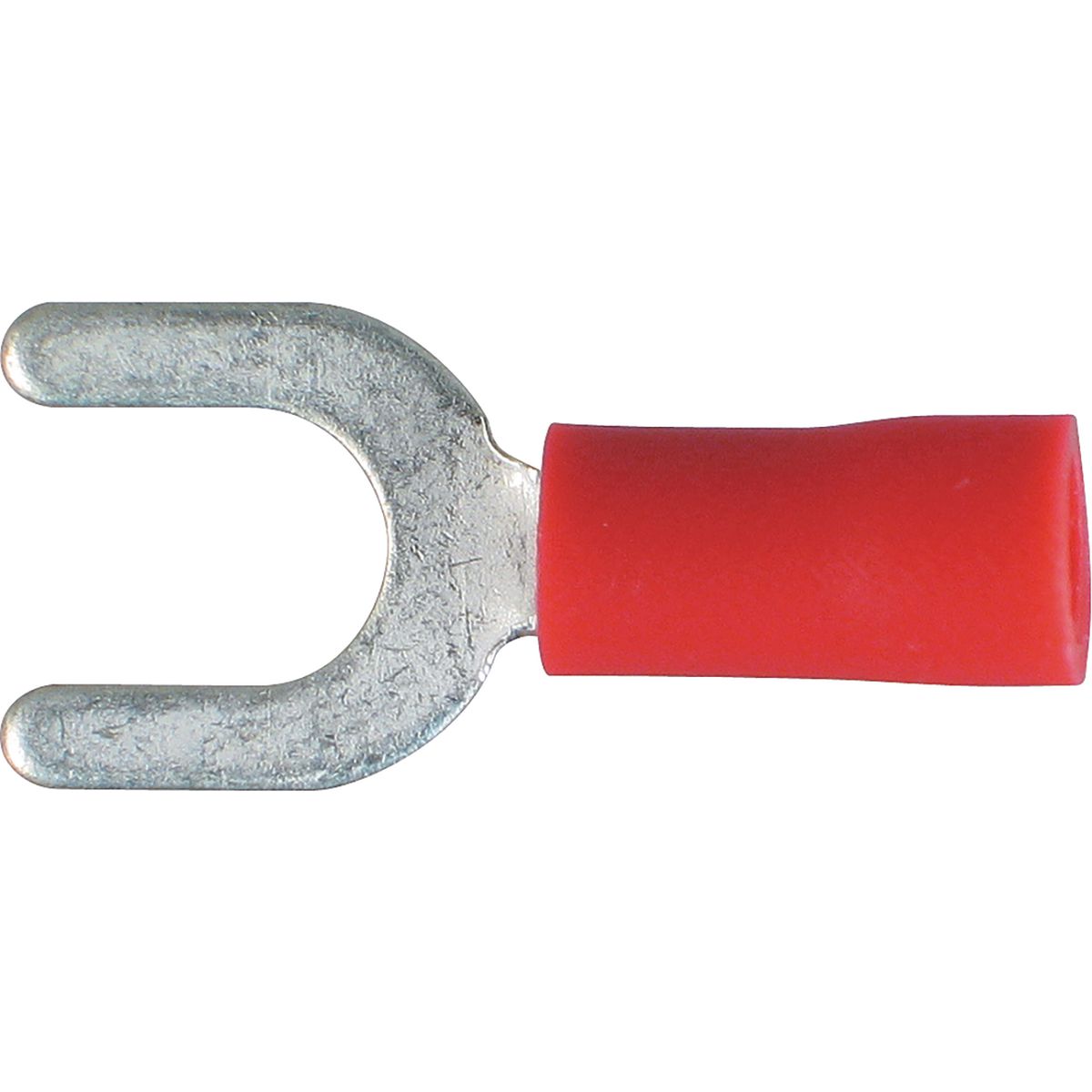 OEX Crimp Terminal Fork Red 5mm Vinyl (100 Pack) ACX3044