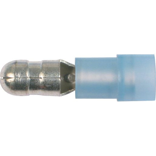 OEX Crimp Terminal Male Bullet Blue 4mm Polycarbonate (50 Pack) ACX3030/50