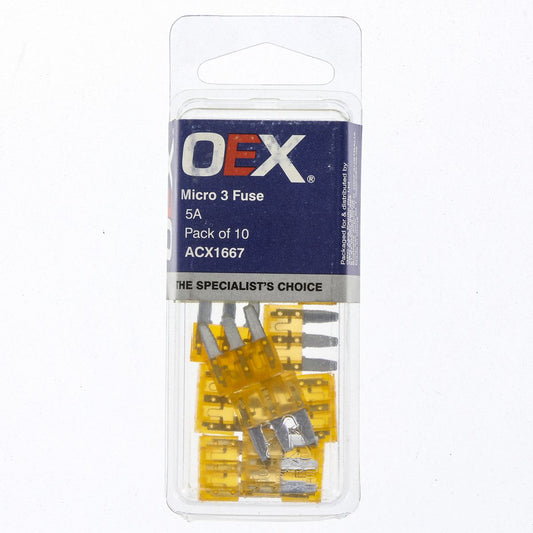 OEX Fuse Micro 3-Blade 5A Tan (Pack of 10) ACX1667