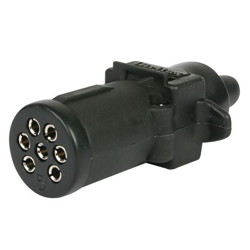 Thunder Small Round Trailer Plug 7 Pin Plastic