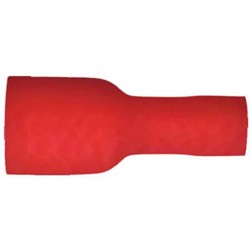 Thunder Spade Crimp Terminal Insulated Female Blade Red 6.3mm 10pc