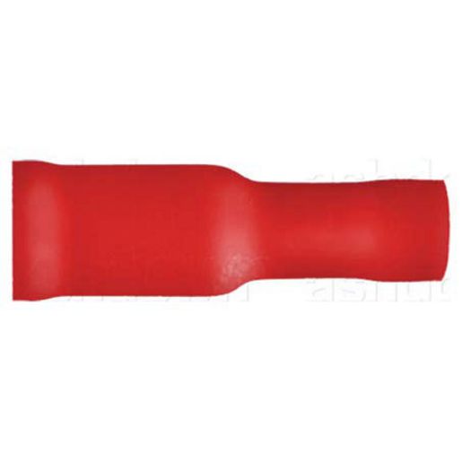 Thunder Bullet Crimp Terminal Insulated Female Blade Red 4mm 12pc